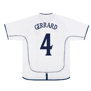 England 2001-03 Home Shirt (XL) (Fair) (GERRARD 4)_1