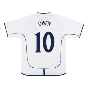 England 2001-03 Home Shirt (S) (Good) (Owen 10)_2