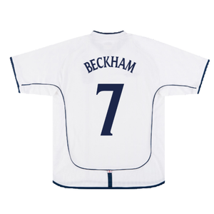 England 2001-03 Home Shirt (XL) (Good) (BECKHAM 7)_2