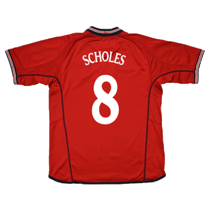 England 2002-04 Away Shirt (XXL) (Excellent) (Scholes 8)_1