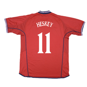 England 2002-04 Away Shirt (Very Good) (Heskey 11)_2