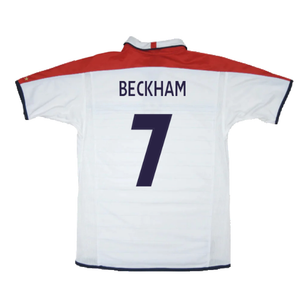 England 2003-05 Home Shirt (XXL) (Very Good) (Beckham 7)_1