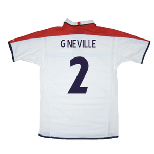 England 2003-05 Home Shirt (XL) (Mint) (G Neville 2)_1