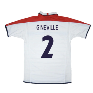 England 2003-05 Home Shirt (XL) (Fair) (G Neville 2)_1