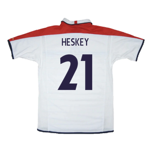 England 2003-05 Home Shirt (XL) (Very Good) (Heskey 21)_1