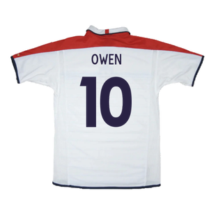 England 2003-05 Home Shirt (XL) (Very Good) (Owen 10)_1