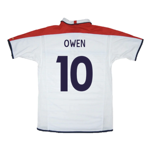 England 2003-05 Home Shirt (XL) (Fair) (Owen 10)_1