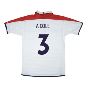 England 2003-05 Home Shirt (M) (Very Good) (A Cole 3)_1