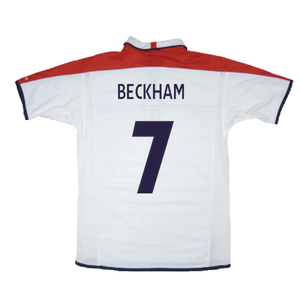 England 2003-05 Home Shirt (S) (Excellent) (Beckham 7)_1