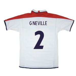 England 2003-05 Home Shirt (XL) (Excellent) (G Neville 2)_1