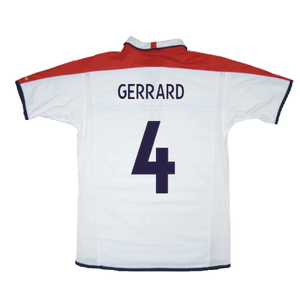 England 2003-05 Home Shirt (L) (Very Good) (Gerrard 4)_1