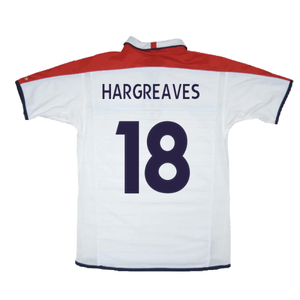 England 2003-05 Home Shirt (XL) (Good) (Hargreaves 18)_1