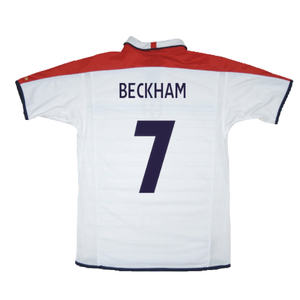 England 2003-05 Home Shirt (L) (Good) (BECKHAM 7)_2