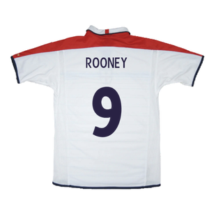 England 2003-05 Home Shirt (L) (Very Good) (ROONEY 9)_2