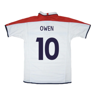 England 2003-05 Home Shirt (Good) (Owen 10)_1