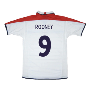 England 2003-05 Home Shirt (L) (Very Good) (Rooney 9)_1