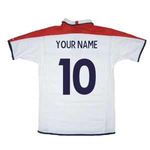 England 2003-05 Home Shirt (XL) (Excellent) (Your Name)_2