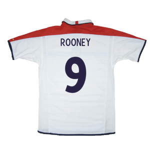 England 2004-05 Home Shirt (Good) (Rooney 9)_1