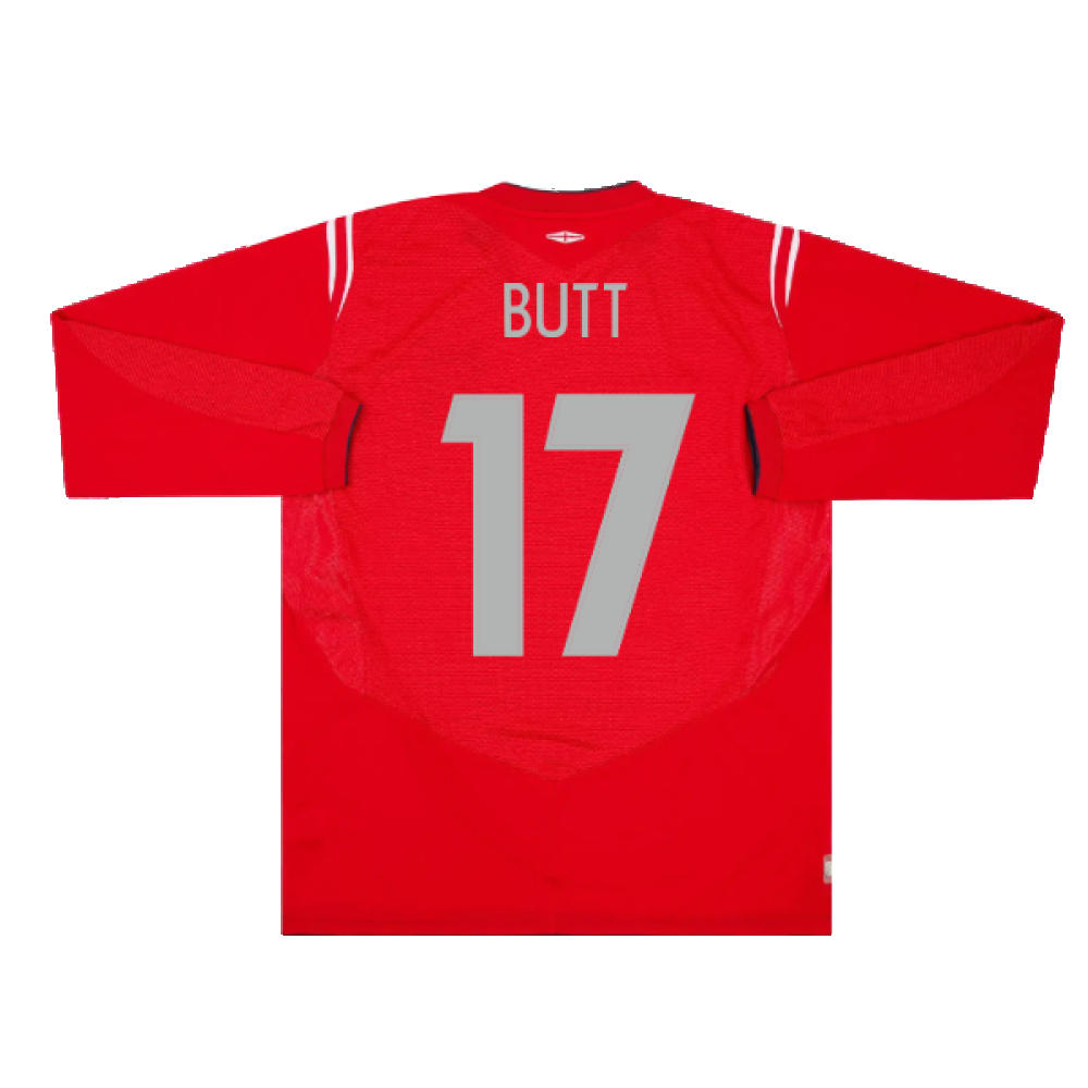 England 2004-06 Long Sleeve Away Shirt (Excellent) (Butt 17)_1