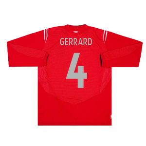 England 2004-06 Long Sleeve Away Shirt (Excellent) (Gerrard 4)_1