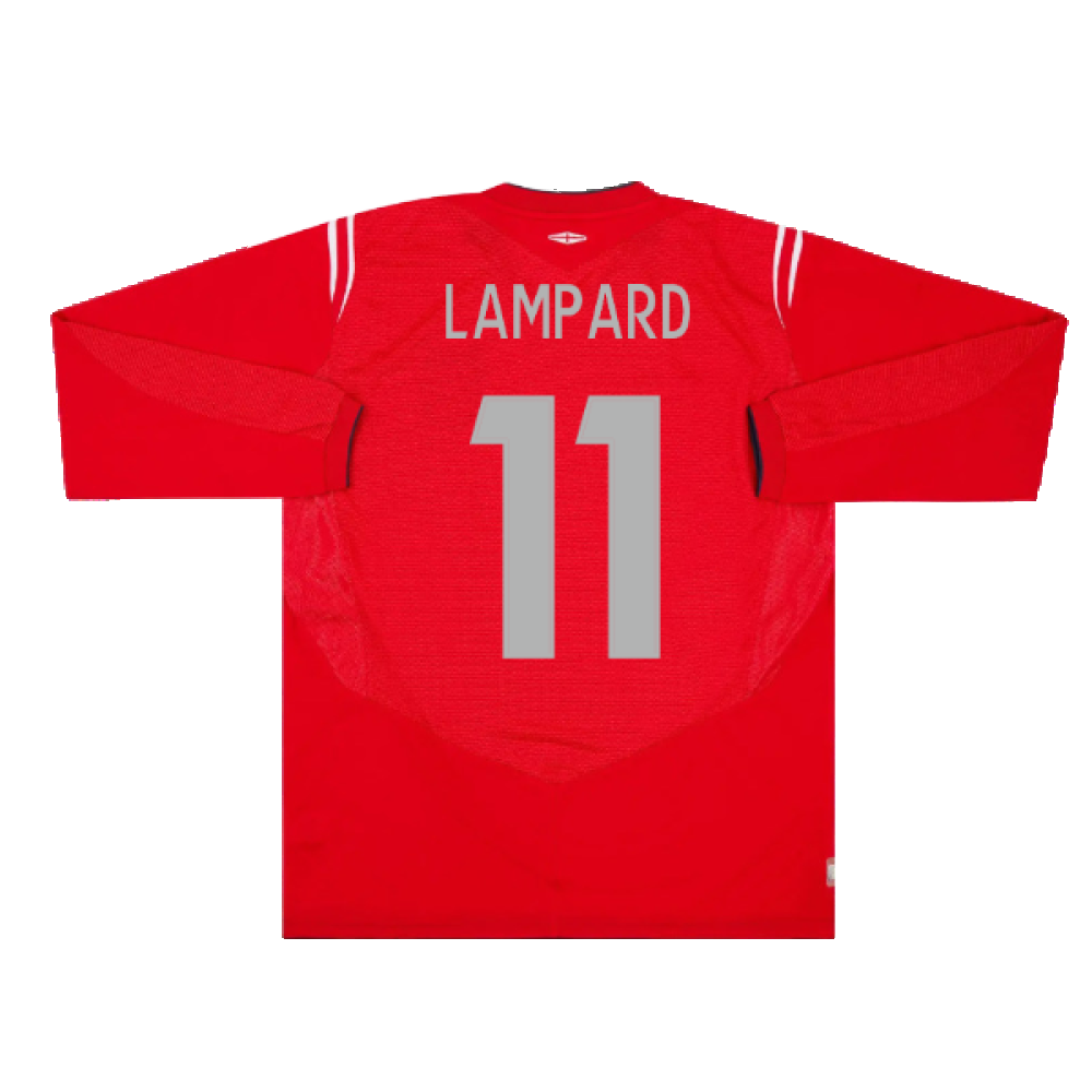 England 2004-06 Away L/S Shirt (XXL) (Excellent) (Lampard 11)_1
