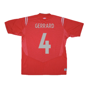 England 2004-06 Away Shirt (Excellent) (GERRARD 4)_2