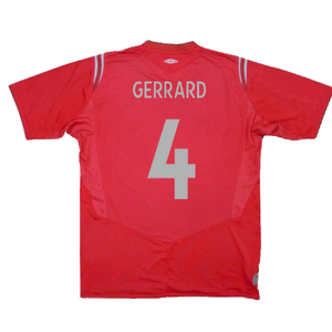 England 2004-06 Away Shirt (L) (Good) (Gerrard 4)_1