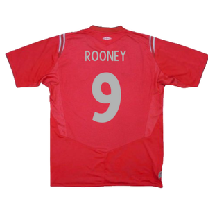 England 2004-06 Away Umbro Shirt (XXL) (Excellent) (Rooney 9)_1