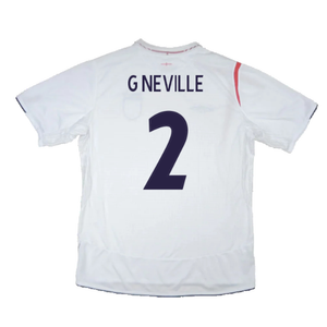 England 2005-07 Home Shirt (XXL) (Excellent) (G NEVILLE 2)_1