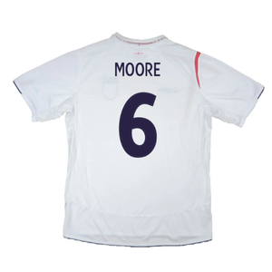 England 2005-07 Home Shirt (XXL) (Excellent) (MOORE 6)_1