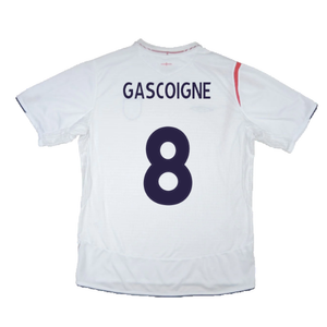 England 2005-07 Home Shirt (L) (Very Good) (GASCOIGNE 8)_2