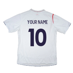 England 2005-07 Home Shirt (M) (Very Good) (Your Name)_2