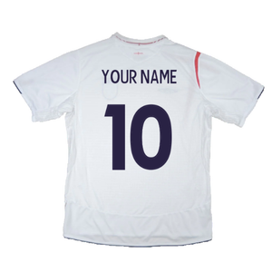 England 2005-07 Home Shirt (XL) (Mint) (Your Name)_2