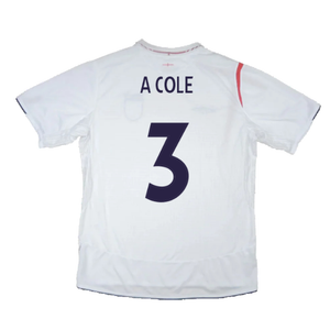 England 2005-2007 Home Shirt  (XL) (Excellent) (A COLE 3)_1