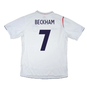 England 2005-2007 Home Shirt (XXL) (Mint) (BECKHAM 7)_1