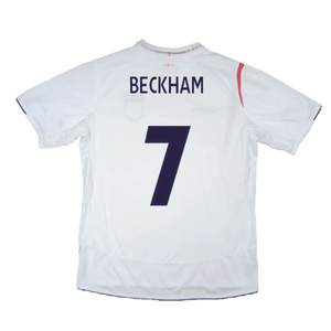 England 2005-2007 Home Shirt  (XL) (Excellent) (BECKHAM 7)_1