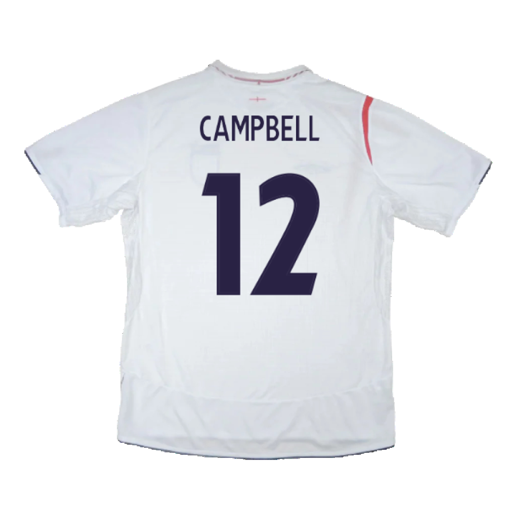 England 2005-2007 Home Shirt (XXL) (Very Good) (Very Good) (CAMPBELL 12)_1