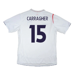 England 2005-2007 Home Shirt (XL) (Excellent) (CARRAGHER 15)_1