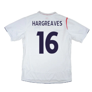 England 2005-2007 Home Shirt (XL) (Excellent) (HARGREAVES 16)_1