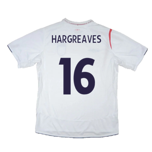 England 2005-2007 Home Shirt (XXL) (Good) (HARGREAVES 16)_1