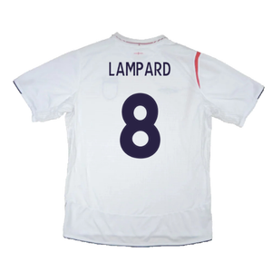 England 2005-2007 Home Shirt (Excellent) (XXL) (Excellent) (LAMPARD 8)_1