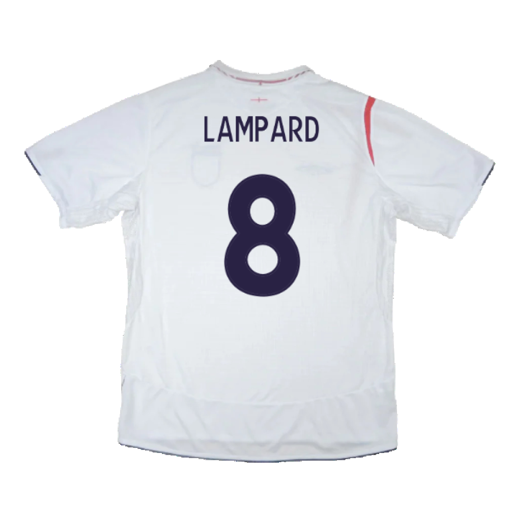 England 2005-2007 Home Shirt (XXL) (Very Good) (Very Good) (LAMPARD 8)_1