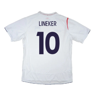 England 2005-2007 Home Shirt (Excellent) (XXL) (Excellent) (LINEKER 10)_1