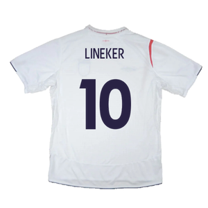 England 2005-2007 Home Shirt (Excellent) (LINEKER 10)_1