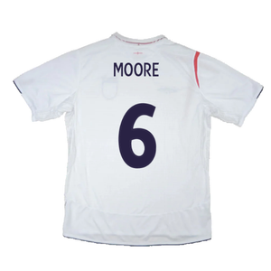 England 2005-2007 Home Shirt (XL) (Excellent) (MOORE 6)_1