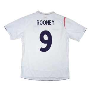 England 2005-2007 Home Shirt (Excellent) (XXL) (Excellent) (ROONEY 9)_1