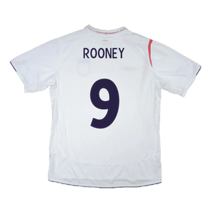 England 2005-2007 Home Shirt  (XL) (Excellent) (ROONEY 9)_1