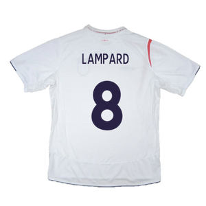 England 2005-2007 Home Shirt (XL) (Very Good) (LAMPARD 8)_2