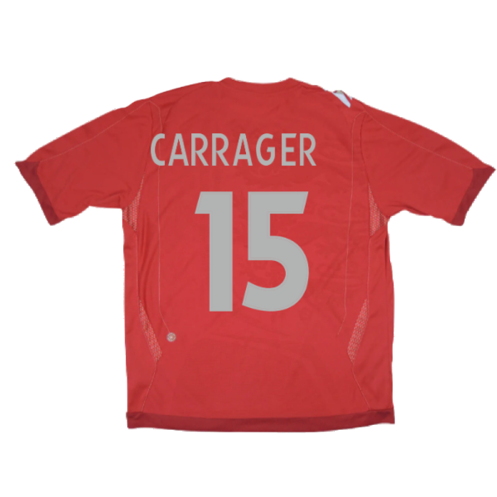 England 2006-08 Away Shirt (M) (Excellent) (CARRAGHER 15)_1