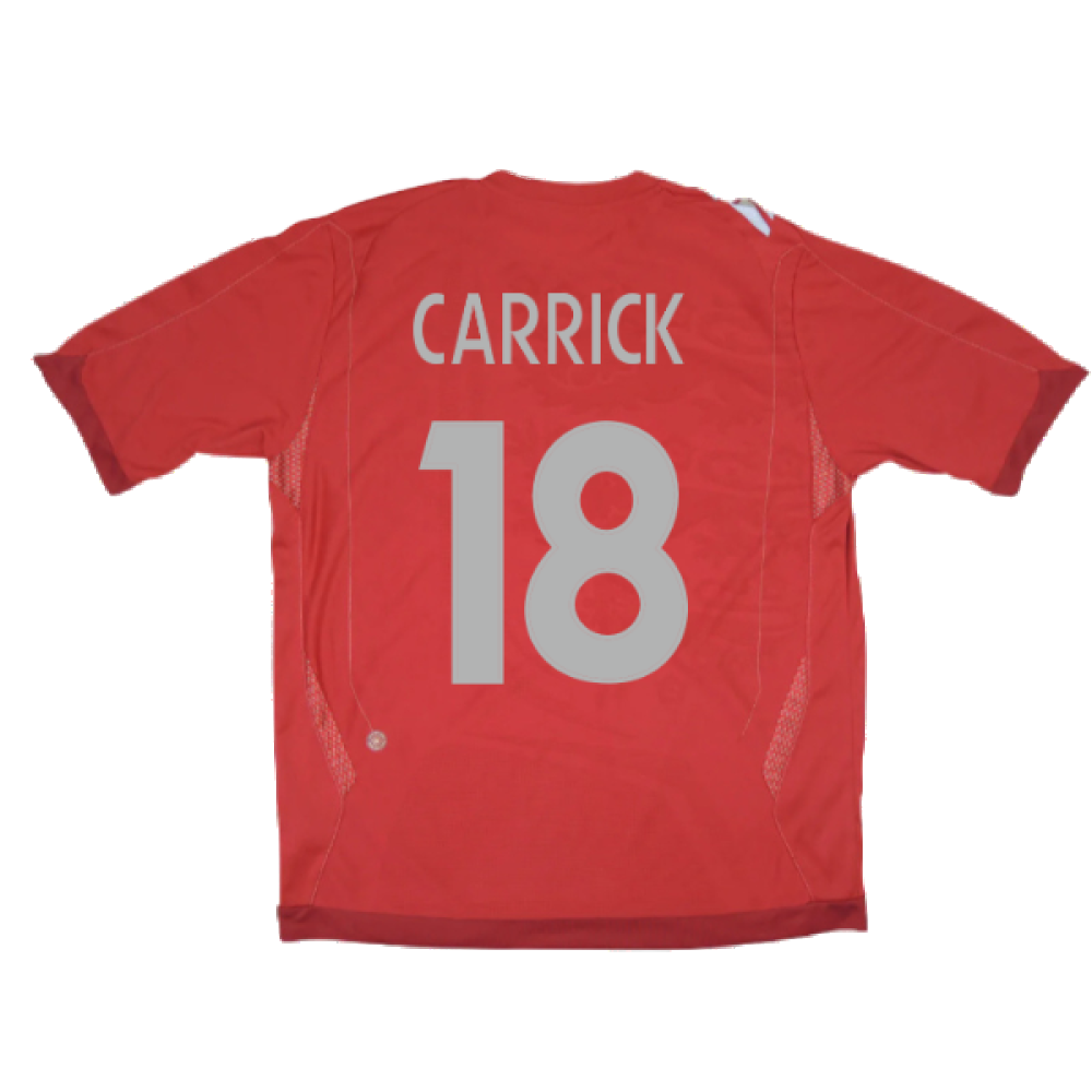 England 2006-08 Away Shirt (M) (Fair) (CARRICK 18)_1